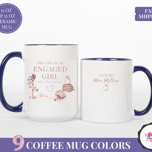 engaged girl mug taylor inspired mug showgirl era engagement coffee cup future mrs mug tswifty bride gift bride to be present wedding shower mug music fan mug engagement for her pop culture coffee mug engaged girl gift taylor fan mug bridal shower mug custom engagement mug bride mug engagement mug for music lover wedding fan mug bride era mug
