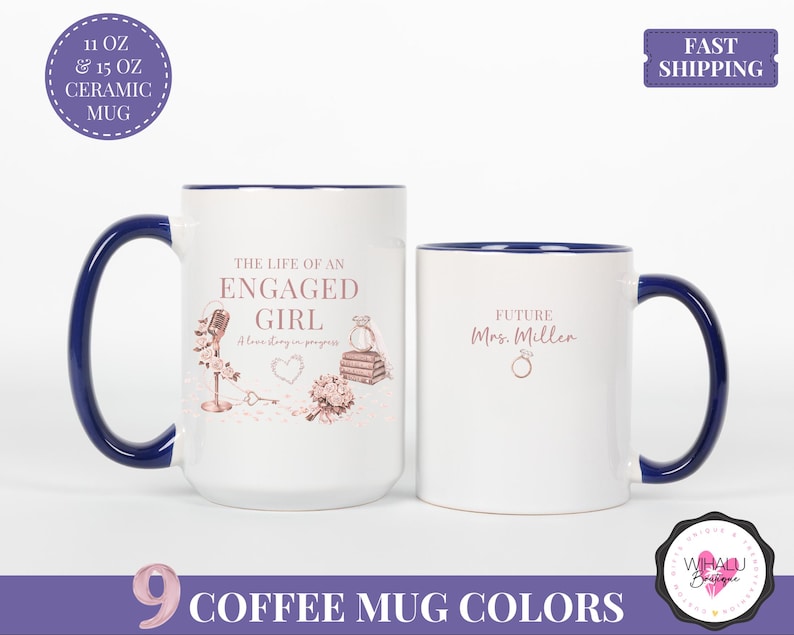 engaged girl mug taylor inspired mug showgirl era engagement coffee cup future mrs mug tswifty bride gift bride to be present wedding shower mug music fan mug engagement for her pop culture coffee mug engaged girl gift taylor fan mug bridal shower mug custom engagement mug bride mug engagement mug for music lover wedding fan mug bride era mug