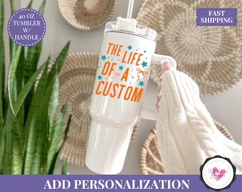 Life Of A Custom 40oz Tumbler TS Inspired Swifty Gift Taylor Fan Gift Showgirl Era Custom Name Cup Fangirl Birthday Gift For Her Taylor Gift