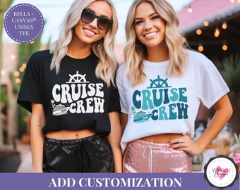 Cruise Crew Shirt 2026 Matching Family Cruise Shirt Group Cruise Crew Tee Custom Cruise Birthday Squad Group Shirt for Girls Cruise Tank Top