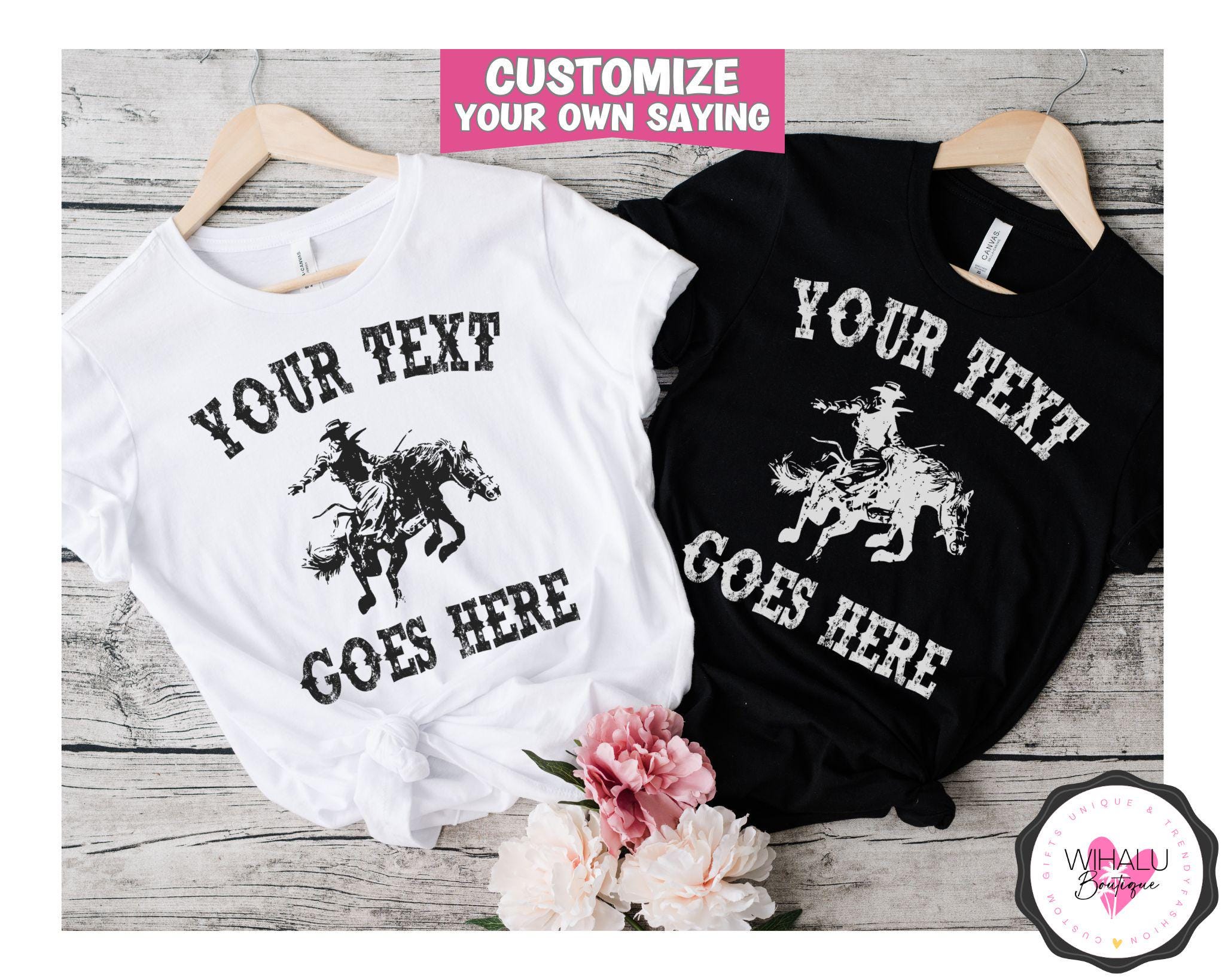 Custom Cowgirl Shirt Country Concert Outfit Country Music Shirt Horse Shirt Western Trendy Graphic Tee Women Rodeo Tshirt Cowboy Graphic Tee