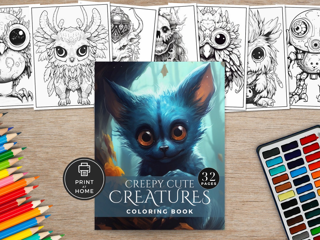 Mythical Creatures Coloring Pages for Adults, Download Printable Book