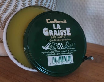 Graisse incolore pour cuir lisse, gras et grainé Entretien