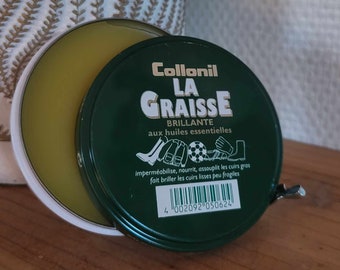 Graisse incolore pour cuir : lisse, gras et grainé - Entretien chaussure cuir - shoe wax - leather balm  Lederbalsam Schuhpflege Lederpflege