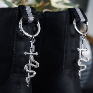 Big sword charm - Shoes charm Shoes charm - boot charms (dr Martens style) grunge punk charms, shoe accessories, jewelry 1460,