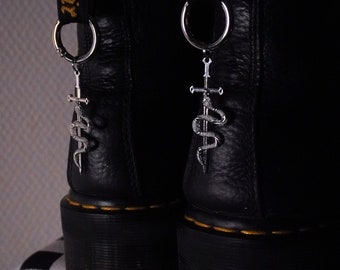 Charm grande épée - Shoes charm Shoes charm - boot charms (dr Martens style) grunge punk charms, accessoires de chaussures, bijoux 1460,