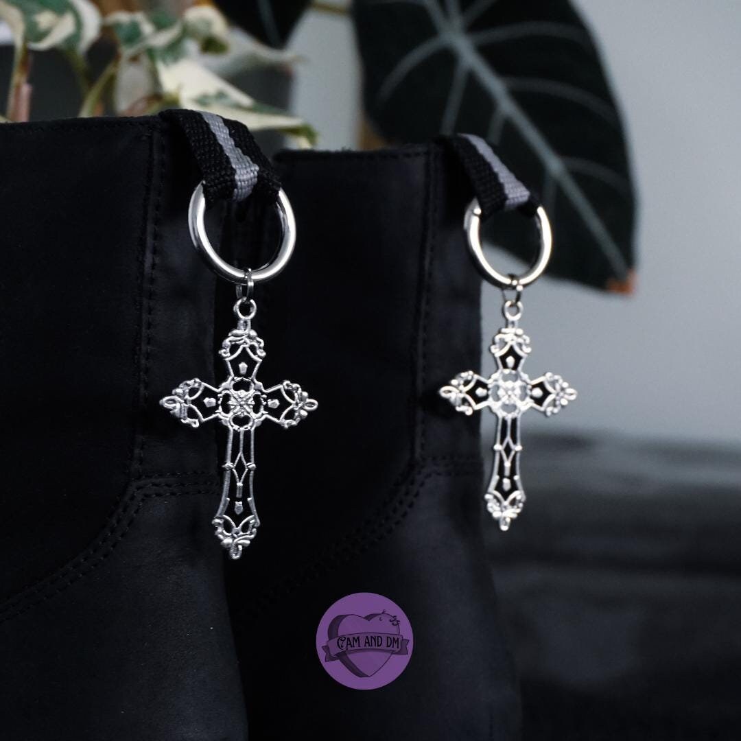 Remake Cross Charm Mouton Boots