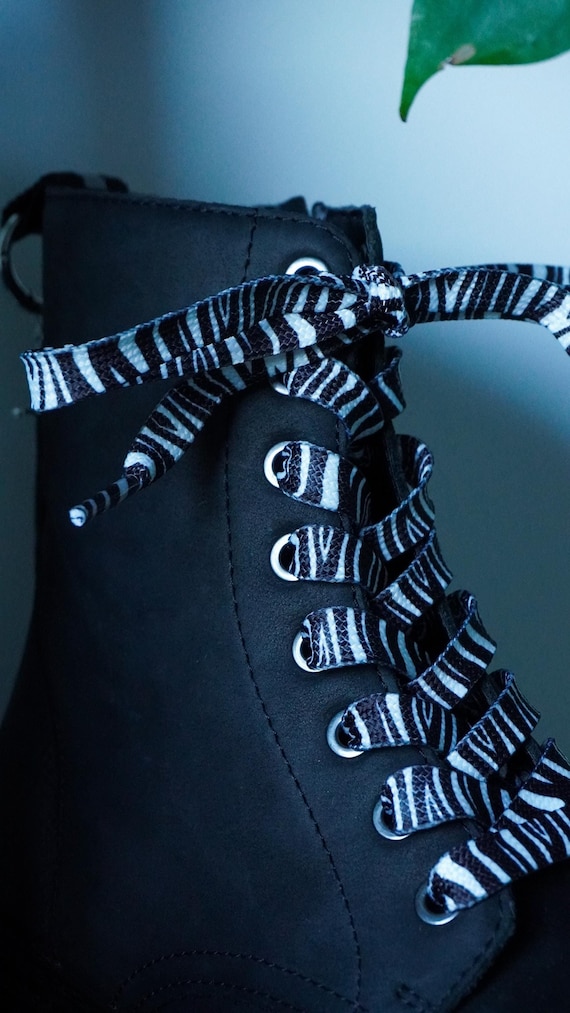 Lacets Satin Lacet Zebre Lacet Leopard Femme Basket Lacets Satin