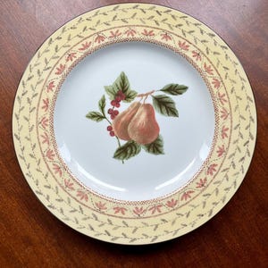 Set of 4 Johnson Bros “Fruit Sampler” 10 1/2” China Plates