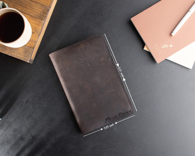 100 Handmade Leather Planner, Personalized A5 Leather Organizer Agenda