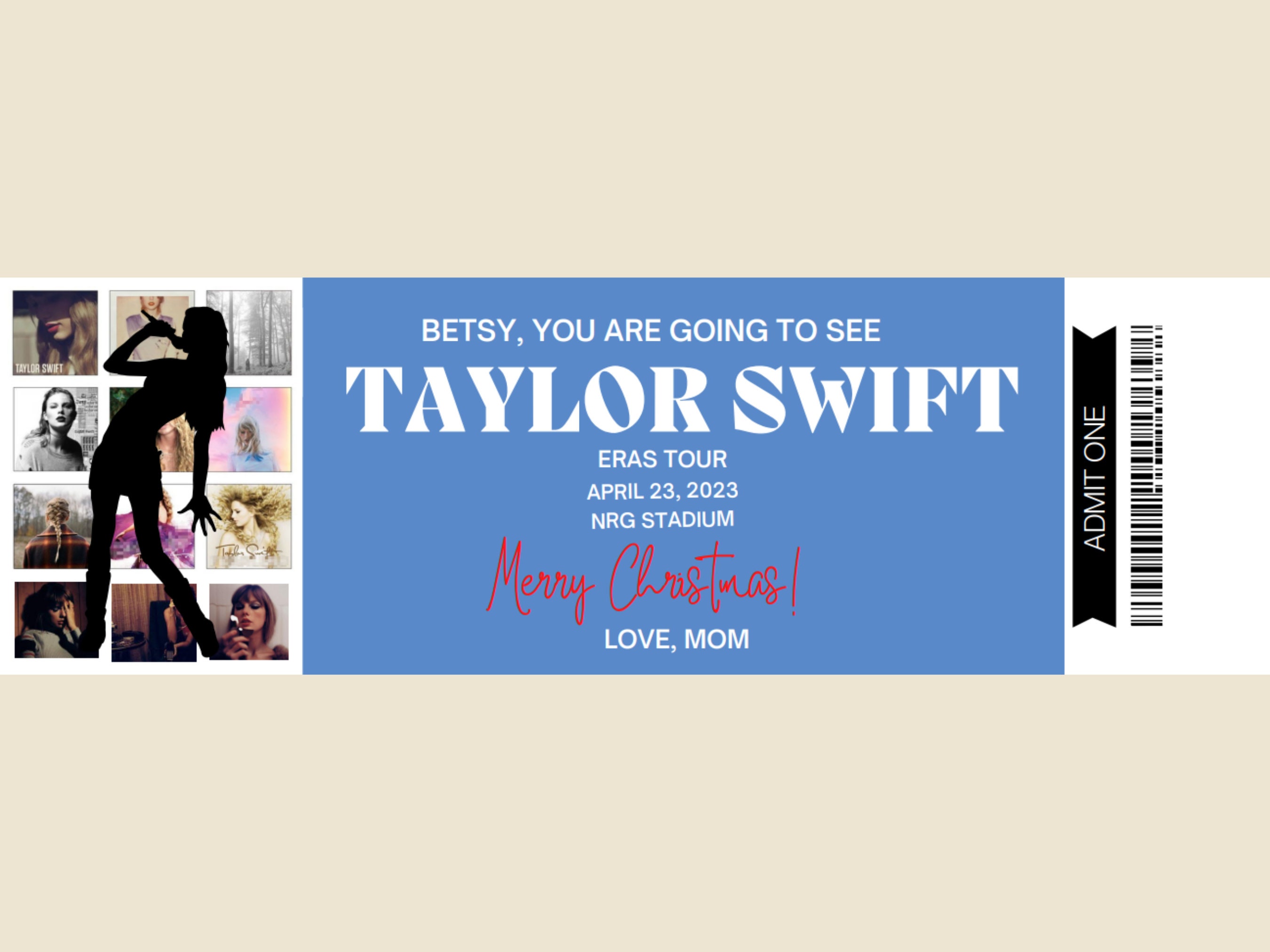 Taylor swift lover ticket – InBooze