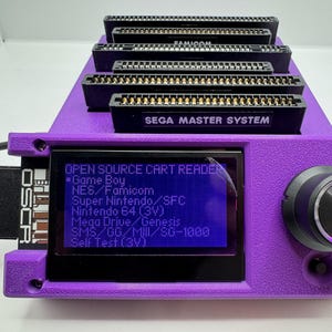 Lector de cartuchos de código abierto OSCR: volcado de ROM, copias de seguridad, cartuchos flash - Sanni HW5 Rev5 con vSelect + RTC
