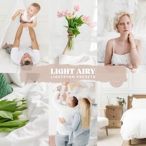 Leichte, luftige Lightroom Presets - Helle, saubere, natürliche Presets, leichte, luftige Filter für alltägliche Instagram Blogger Fotos - Mobil & Desktop