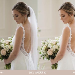 Luftige Lightroom-Presets für Hochzeiten, helle und luftige Presets für die Hochzeitsfotografie, strahlende Braut-Presets, klare und natürliche Filter (Mobil & Desktop) Bild 9
