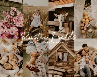 RUSTIC FIELDS Lightroom Presets, Rustic Presets for Outdoor Photography, Warm Earthy Tones Presets, Rich Outdoor Presets, Mobile & Desktop