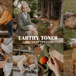 EARTHY TONES Lightroom Presets, Warm Rich Tones Presets for Outdoor Photography, Earthy Nature Filters, Travel Presets, Mobile & Desktop