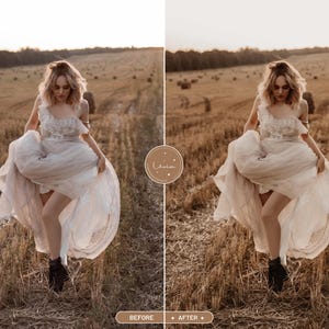 Boho Cream Lightroom-presets, warme, aardse filters voor lifestyle- en portretfotografie (mobiel en desktop) afbeelding 10