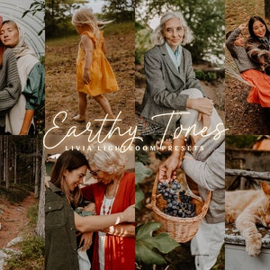 EARTHY TONES Lightroom Presets, Warm Rich Tones Presets for Outdoor Photography, Earthy Nature Filters, Travel Presets, Mobile & Desktop