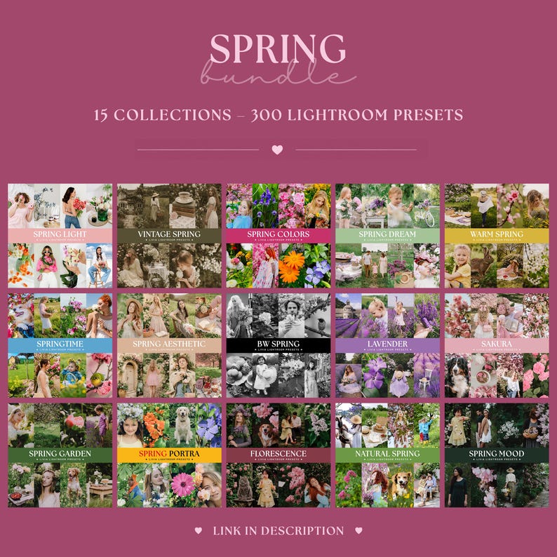 Natural Spring Lightroom Presets, True Color Filters for Family and Outdoor Portraits (Mobile & Desktop) zdjęcie 13