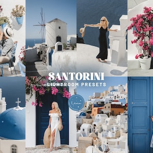 SANTORINI Lightroom Presets, Summer Presets, Travel Blogger Presets, Vacation Presets, Greece Presets, Outdoor Filters, Mobile & Desktop