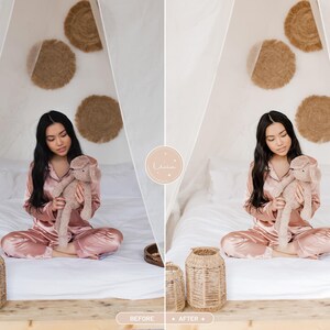 Boho Lightroom Presets, Bright Airy Filters for Lifestyle and Home Decor Photography (Mobile & Desktop) image 4