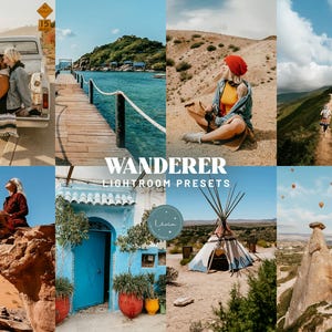 WANDERER Lightroom Presets, Rich Travel Presets, Wanderlust Presets, Adventure Presets, Outdoor Presets, Blogger Presets, Mobile & Desktop