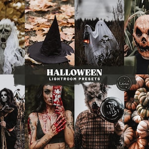 HALLOWEEN Lightroom-presets: spookachtige, griezelige stemmingsfilters voor herfst-, heks-, spook- en horrorfotografie - mobiel en desktop