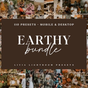 110 EARTHY BUNDLE Lightroom Presets Mobile & Desktop, Rich Outdoor Presets, Rustic Presets, Moody Presets, Warm Presets, Travel Presets