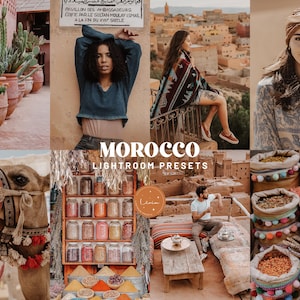 MOROCCO Lightroom Presets, Summer Travel Presets, Wanderlust Presets, Warm Desert Presets, Instagram Blogger Filters, Mobile & Desktop