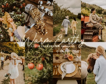 WARM EARTHY Lightroom Presets, Warm Rich Tones Presets for Outdoor Photography, Earthy Nature Filters, Rustic Presets, Mobile & Desktop