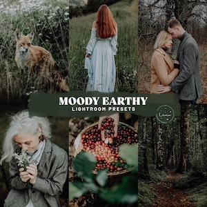 Moody Earthy Lightroom Presets - Rich Earthy Mood Presets for Outdoor, Nature and Travel Blogger Photography - Mobile & Desktop
