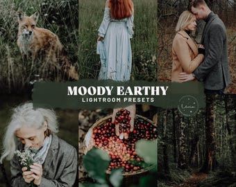 Moody Earthy Lightroom Presets - Rich Earthy Mood Presets for Outdoor, Nature and Travel Blogger Photography - Mobile & Desktop