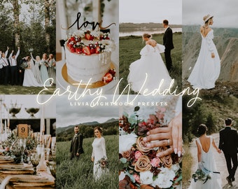 EARTHY WEDDING Lightroom Presets, Earthy Presets for Wedding Engagement Photography, Couples Presets, Maternity Presets, Desktop & Mobile