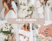 Airy Wedding Lightroom Presets - Light Airy Presets for Wedding Photography, Bright Bridal Presets, Clean Natural Filters - Mobile & Desktop