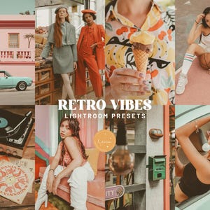 RETRO VIBES Lightroom Presets, Rich Vintage Presets, Retro Tones Presets, Grainy Film Presets, Instagram Filters, Mobile & Desktop