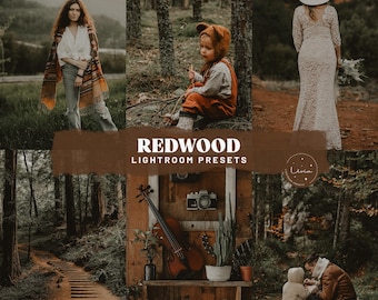Redwood Lightroom Presets - Rich Warm Earthy Presets for Outdoor, Forest and Travel Blogger Photography - Mobile & Desktop