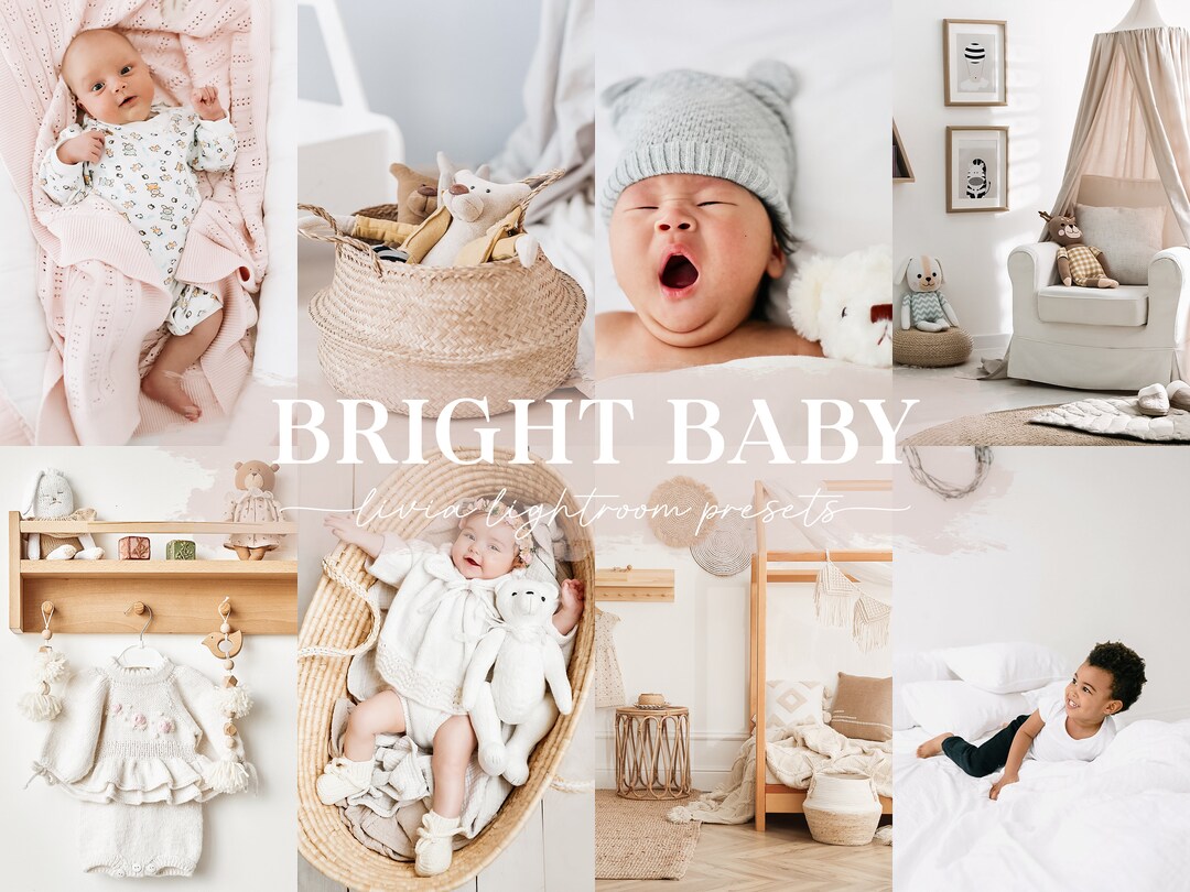 BRIGHT BABY Lightroom Presets Bright Clean Presets for Babies Etsy