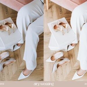 Luftige Lightroom-Presets für Hochzeiten, helle und luftige Presets für die Hochzeitsfotografie, strahlende Braut-Presets, klare und natürliche Filter (Mobil & Desktop) Bild 10