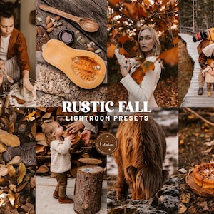 RUSTIC FALL Lightroom Presets, Autumn Presets, Fall Presets, Rich Deep Outdoor Presets, Rustic Autumn Presets, Mobile & Desktop