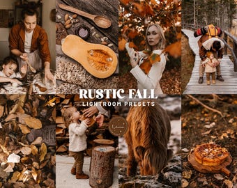 RUSTIC FALL Lightroom Presets, Autumn Presets, Fall Presets, Rich Deep Outdoor Presets, Rustic Autumn Presets, Mobile & Desktop