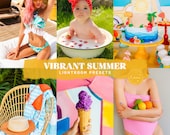 Vibrant Summer Lightroom Presets - Clean Color Pop Presets, Colorful Summer Presets, Beach Presets, Travel Presets - Mobile & Desktop