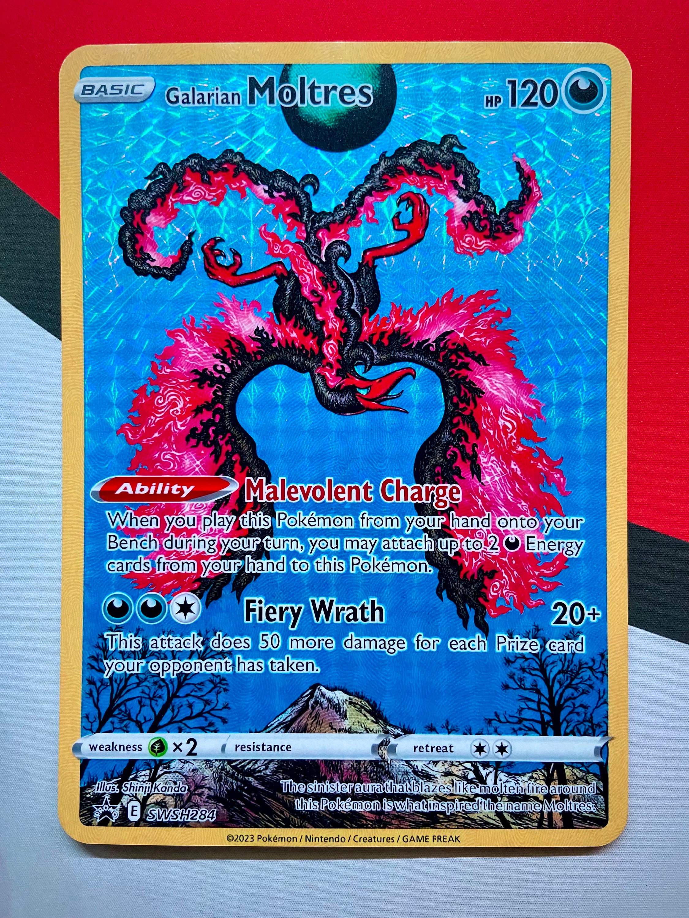 Deck Pokémon Dark c/ Moltres de Galar V