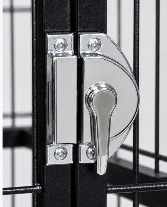 Pet Cage Door Lock – Half-Moon Metal Latch for Birds, Dogs, Cats & Small Animals