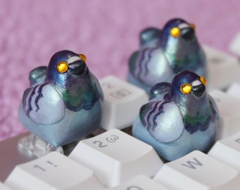 jams the pigeon pal ⋅ handmade artisan keycap ⋅ made to order