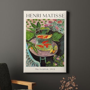 The Goldfish by Henri Matisse Exhibition Poster, Colorful Wall Art, Matisse Print, Matisse Wall Art, Modern Gallery Wall Art, Gift İdea