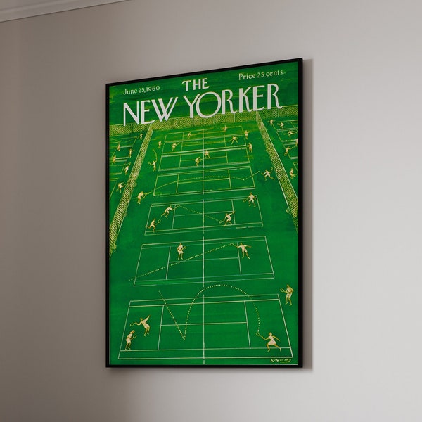 The New Yorker Print June 25, New Yorker Magazine Cover, Vintage New Yorker Magazine Cover, Retro Aesthetic, Trendy Wall Art, Gift İdea