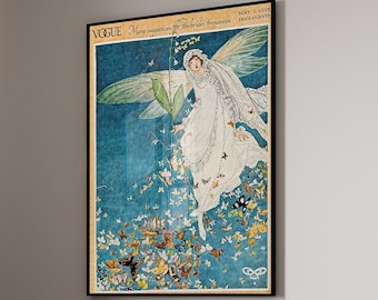 Vintage Magazine Cover Vogue May 1 1913, Fashion Beauty Wall Art, Vintage Poster, Vintage Wall Art, Retro Wall Art, Vogue Poster, Gift Idea