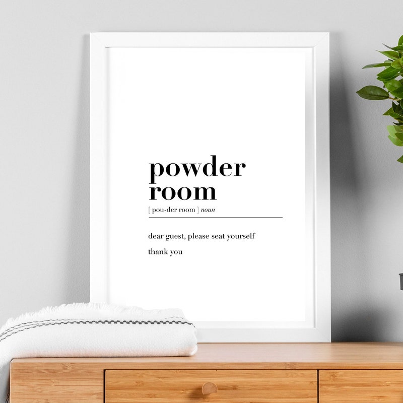 Powder Room Art - Etsy