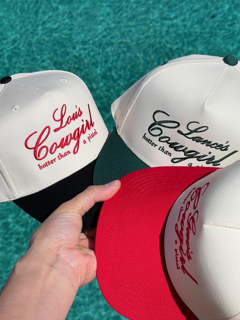 Custom Embroidered Hats, Custom Hat Embroidery, Personalized Hats image 7