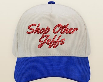 Shop Other Jeffs Embroidered Corduroy Hat | Exclusively on Etsy
